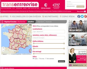 Le réseau de la transmission/reprise d'entreprises des Chambres de Commerce et d'Industrie et des Chambres de Métiers et de l'Artisanat.